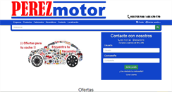 Desktop Screenshot of perezmotor.com